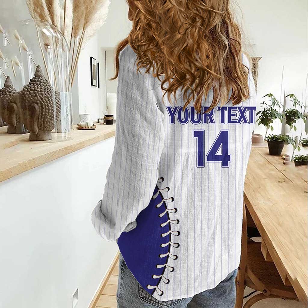 Brazil 2026 Baseball Custom Women Casual Shirt Go Champions Sporty Style - Wonder Print Shop