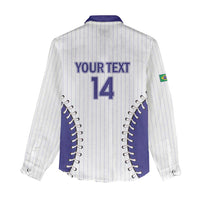 Brazil 2026 Baseball Custom Women Casual Shirt Go Champions Sporty Style - Wonder Print Shop