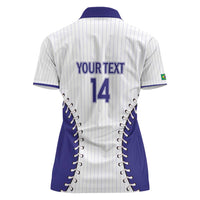 Brazil 2026 Baseball Custom Women Polo Shirt Go Champions Sporty Style - Wonder Print Shop