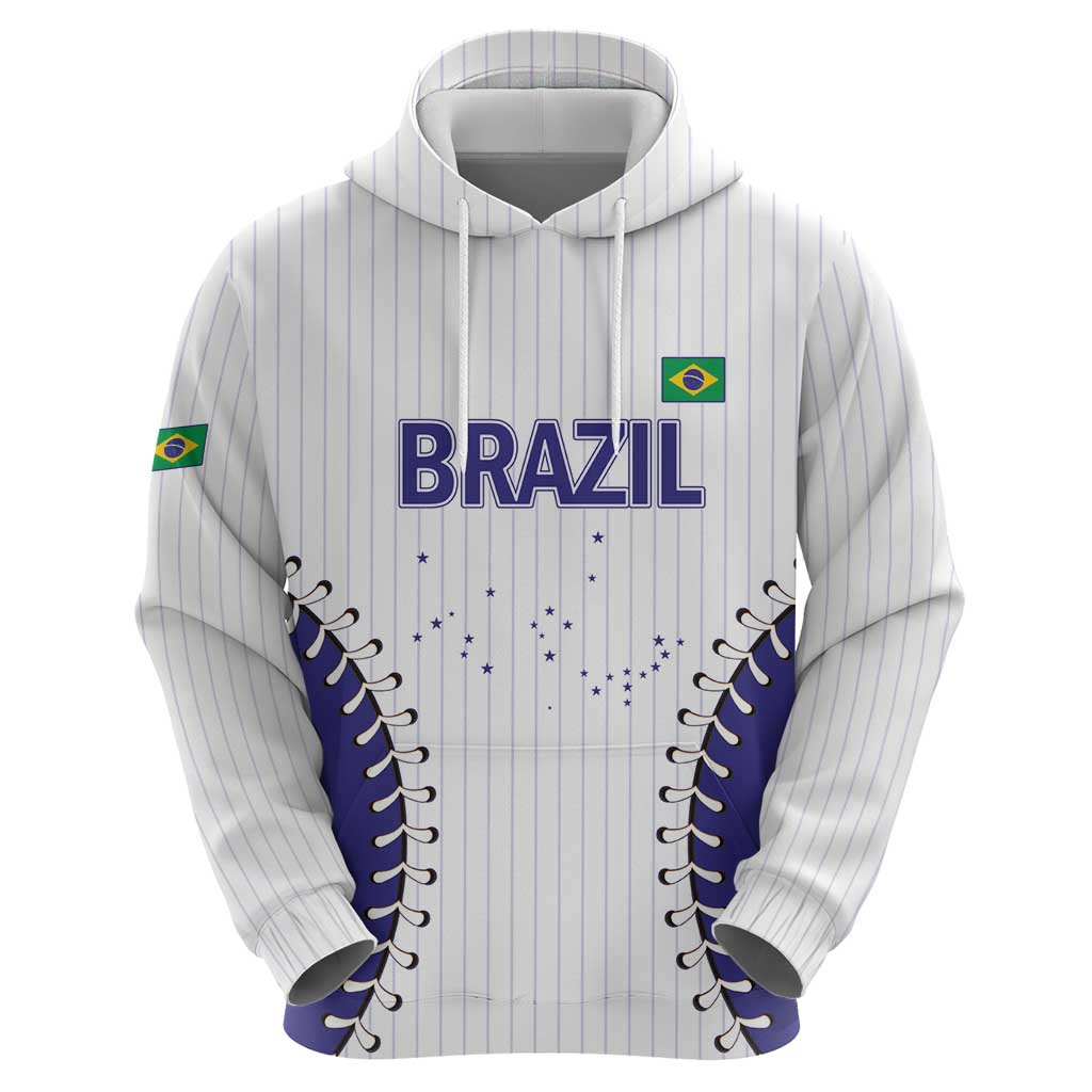 Brazil 2026 Baseball Custom Zip Hoodie Go Champions Sporty Style - Wonder Print Shop