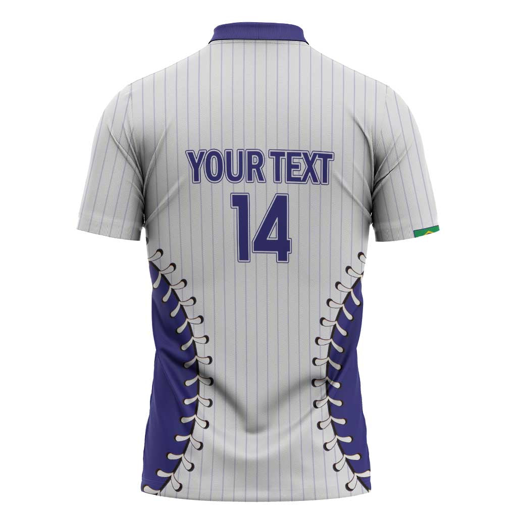 Brazil 2026 Baseball Custom Zipper Polo Shirt Go Champions Sporty Style - Wonder Print Shop