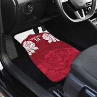 Custom England Rugby 2025 Car Mats Go Champions Red Rose