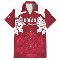 Custom England Rugby 2025 Family Matching Tank Maxi Dress and Hawaiian Shirt Go Champions Red Rose - Wonder Print Shop
