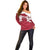 Custom England Rugby 2025 Off Shoulder Sweater Go Champions Red Rose - Wonder Print Shop