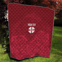 Custom England Rugby 2025 Quilt Go Champions Red Rose - Wonder Print Shop