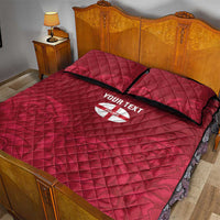 Custom England Rugby 2025 Quilt Bed Set Go Champions Red Rose - Wonder Print Shop