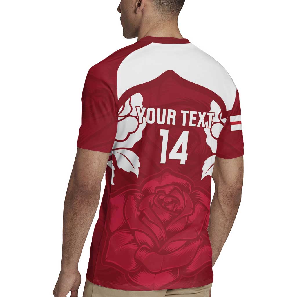 Custom England Rugby 2025 Rugby Jersey Go Champions Red Rose - Wonder Print Shop