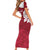 Custom England Rugby 2025 Short Sleeve Bodycon Dress Go Champions Red Rose - Wonder Print Shop