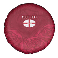 Custom England Rugby 2025 Spare Tire Cover Go Champions Red Rose - Wonder Print Shop