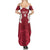 Custom England Rugby 2025 Summer Maxi Dress Go Champions Red Rose - Wonder Print Shop