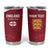 Custom England Rugby 2025 Tumbler Cup Go Champions Red Rose - Wonder Print Shop