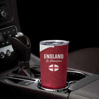 Custom England Rugby 2025 Tumbler Cup Go Champions Red Rose - Wonder Print Shop