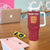 Custom England Rugby 2025 Tumbler With Handle Go Champions Red Rose - Wonder Print Shop