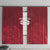 Custom England Rugby 2025 Window Curtain Go Champions Red Rose - Wonder Print Shop