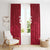 Custom England Rugby 2025 Window Curtain Go Champions Red Rose - Wonder Print Shop