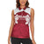 Custom England Rugby 2025 Women Sleeveless Polo Shirt Go Champions Red Rose - Wonder Print Shop
