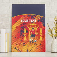Spain 2026 Football Custom Canvas Wall Art Espana La Roja Grunge Style