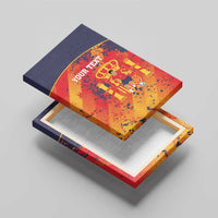 Spain 2026 Football Custom Canvas Wall Art Espana La Roja Grunge Style