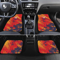 Spain 2026 Football Custom Car Mats Espana La Roja Grunge Style