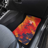 Spain 2026 Football Custom Car Mats Espana La Roja Grunge Style