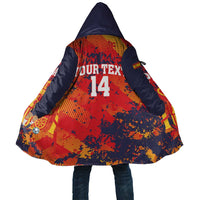 Spain 2026 Football Custom Cloak Espana La Roja Grunge Style