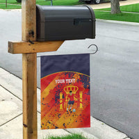 Spain 2026 Football Custom Garden Flag Espana La Roja Grunge Style