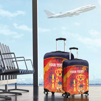Spain 2026 Football Custom Luggage Cover Espana La Roja Grunge Style