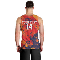 Spain 2026 Football Custom Men Tank Top Espana La Roja Grunge Style