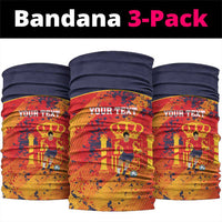 Spain 2026 Football Custom Neck Gaiter Espana La Roja Grunge Style