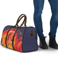 Spain 2026 Football Custom Travel Bag Espana La Roja Grunge Style