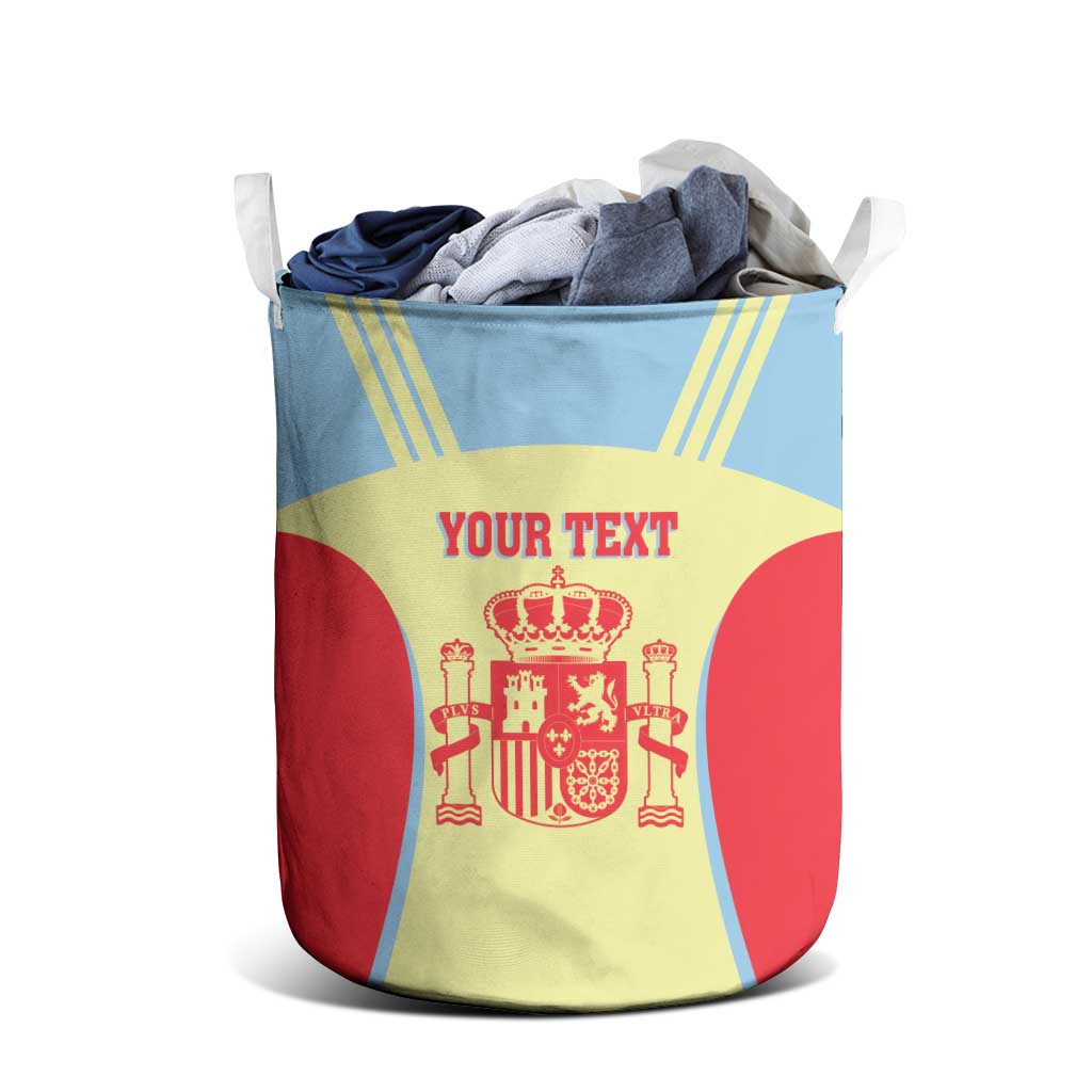 Spain 2026 Football Custom Laundry Basket Espana La Roja Sporty Style