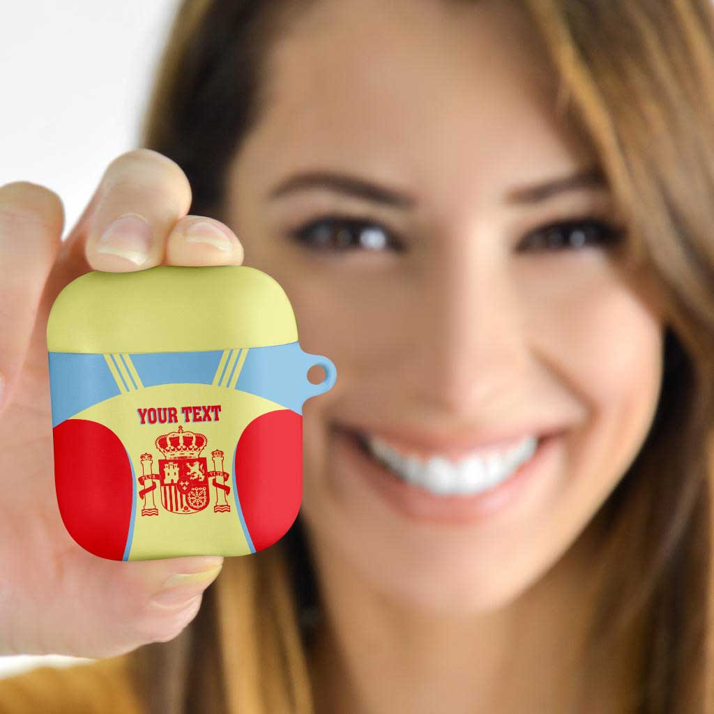 Spain 2026 Football Custom AirPods Case Espana La Roja Sporty Style