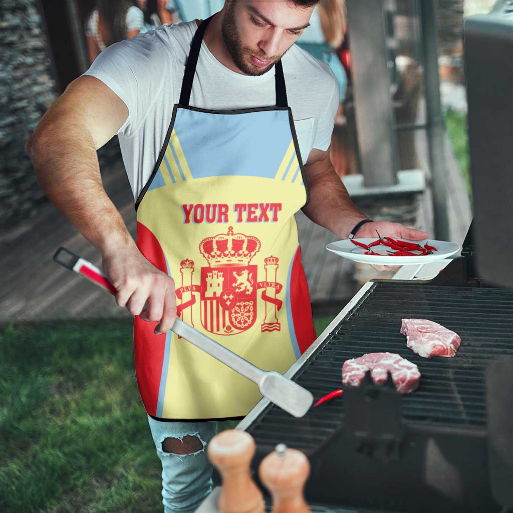 Spain 2026 Football Custom Apron Espana La Roja Sporty Style