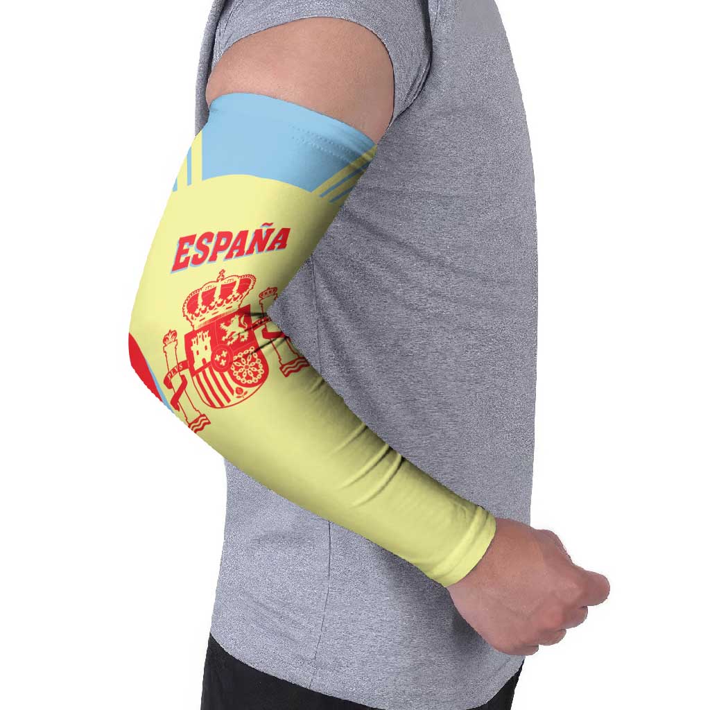 Spain 2026 Football Custom Arm Sleeves Espana La Roja Sporty Style