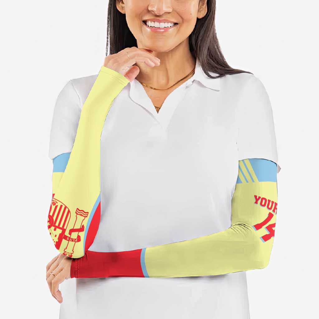 Spain 2026 Football Custom Arm Sleeves Espana La Roja Sporty Style