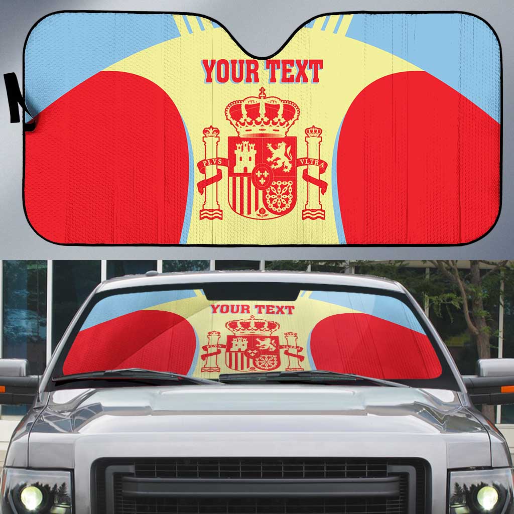 Spain 2026 Football Custom Auto Sun Shade Espana La Roja Sporty Style