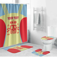 Spain 2026 Football Custom Bathroom Set Espana La Roja Sporty Style