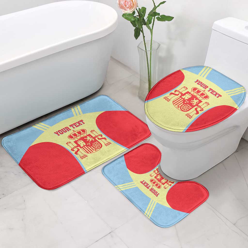 Spain 2026 Football Custom Bathroom Set Espana La Roja Sporty Style