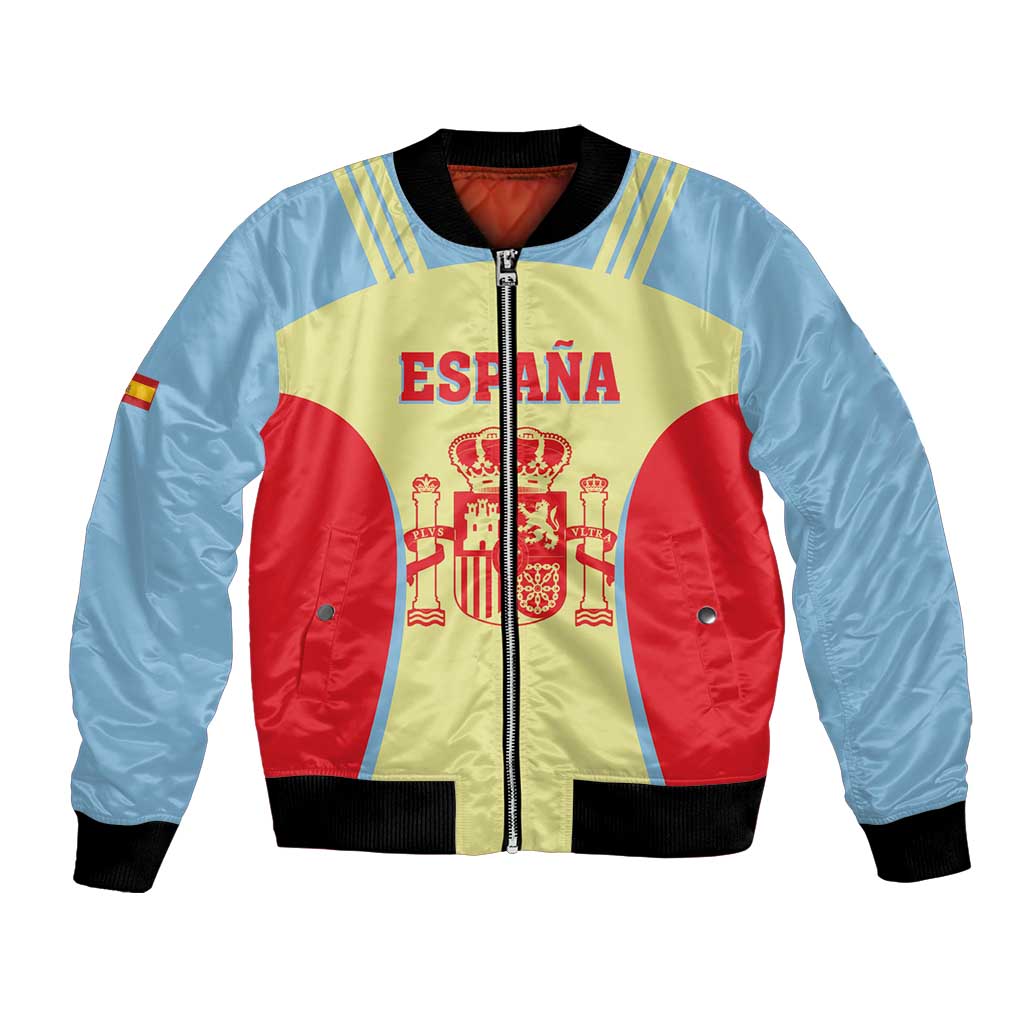 Spain 2026 Football Custom Bomber Jacket Espana La Roja Sporty Style