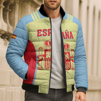 Spain 2026 Football Custom Bomber Puffer Jacket Espana La Roja Sporty Style