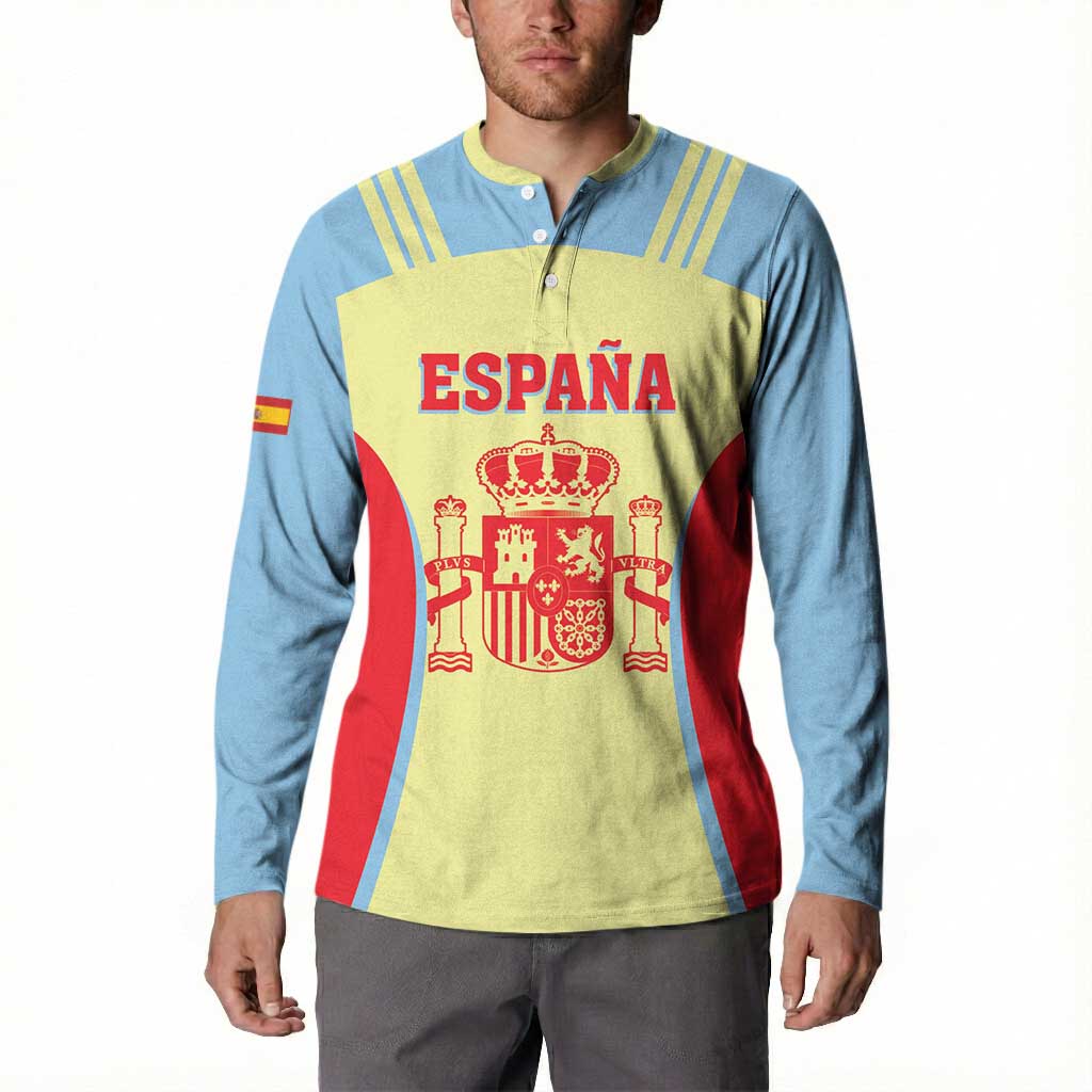 Spain 2026 Football Custom Button Sweatshirt Espana La Roja Sporty Style