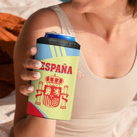 Spain 2026 Football Custom 4 in 1 Can Cooler Tumbler Espana La Roja Sporty Style