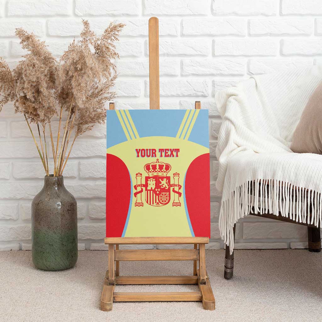 Spain 2026 Football Custom Canvas Wall Art Espana La Roja Sporty Style
