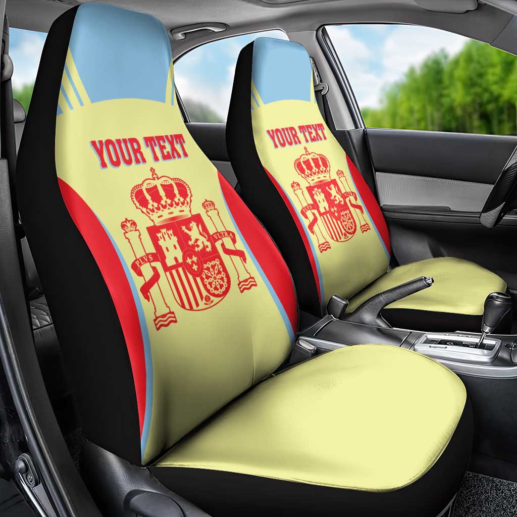 Spain 2026 Football Custom Car Seat Cover Espana La Roja Sporty Style