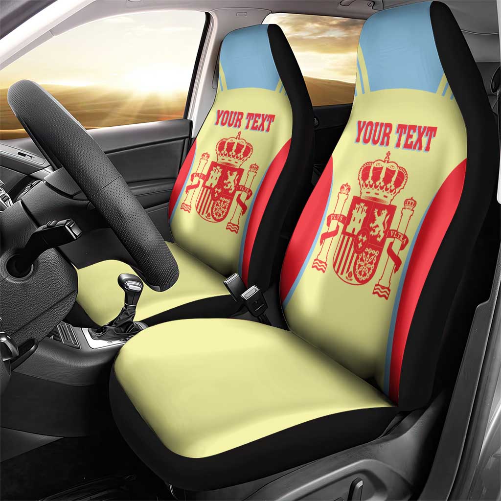 Spain 2026 Football Custom Car Seat Cover Espana La Roja Sporty Style