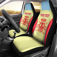 Spain 2026 Football Custom Car Seat Cover Espana La Roja Sporty Style