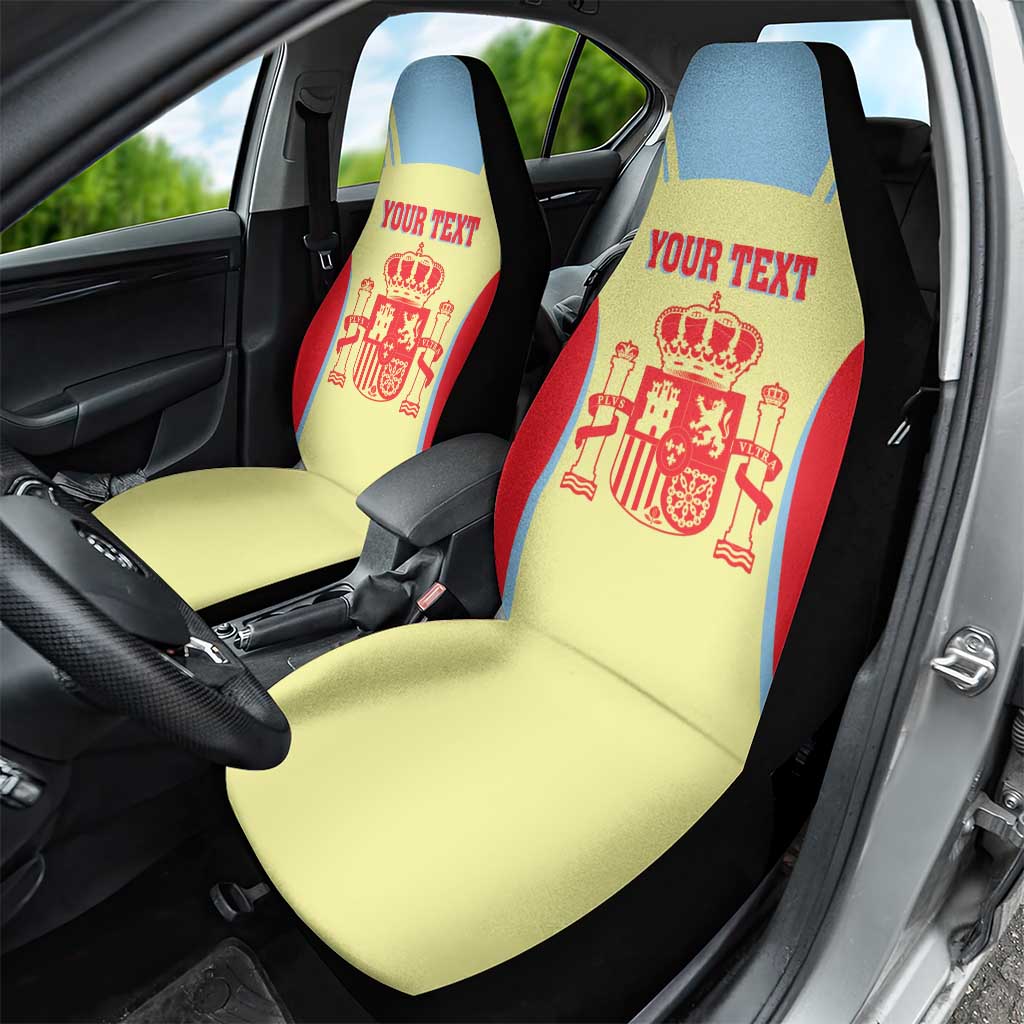 Spain 2026 Football Custom Car Seat Cover Espana La Roja Sporty Style