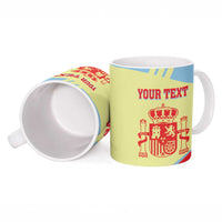 Spain 2026 Football Custom Ceramic Mug Espana La Roja Sporty Style