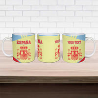 Spain 2026 Football Custom Ceramic Mug Espana La Roja Sporty Style