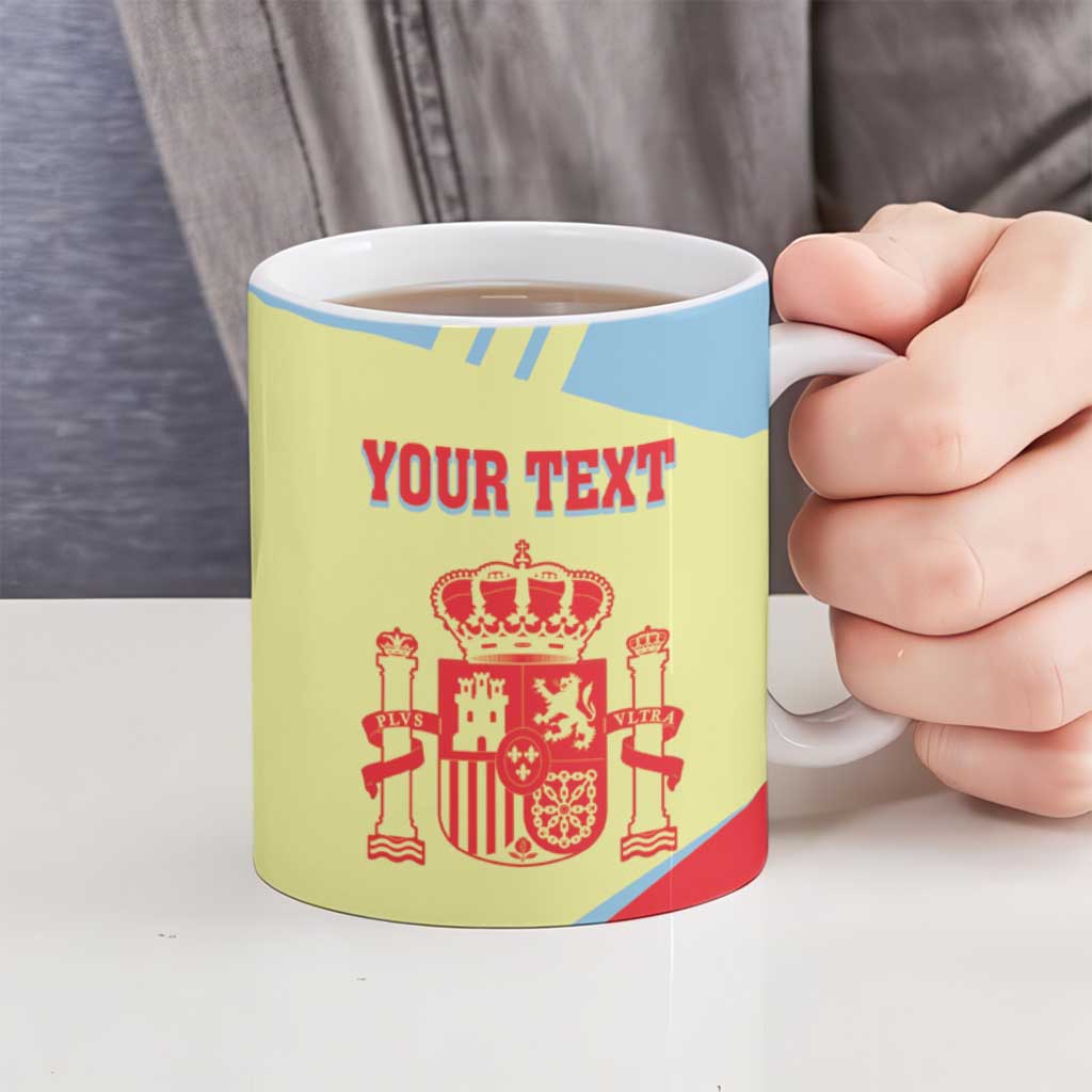 Spain 2026 Football Custom Ceramic Mug Espana La Roja Sporty Style